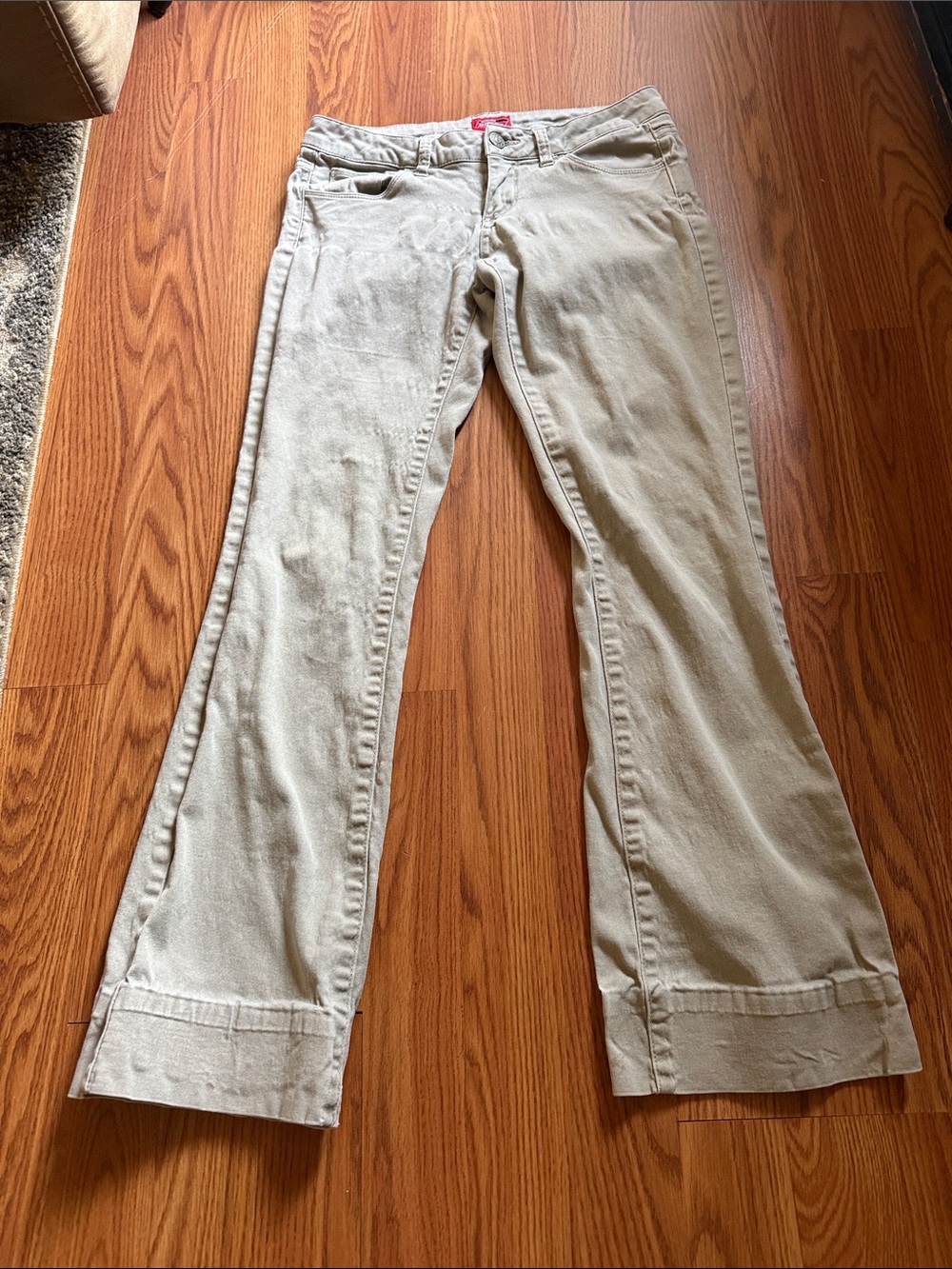 Dickies Women's Beige Flare Jeans
